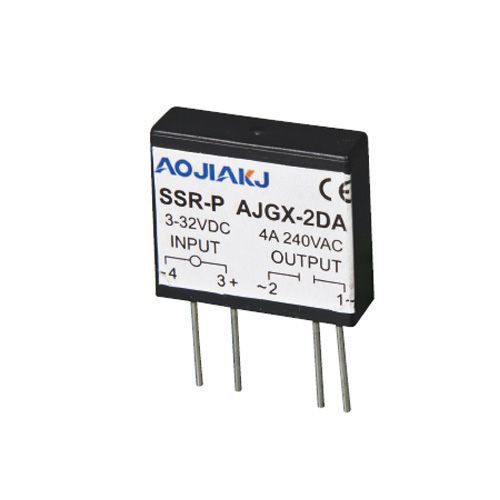 AJGX-2DA、2DD(小型)电路板式交直流固态继电器